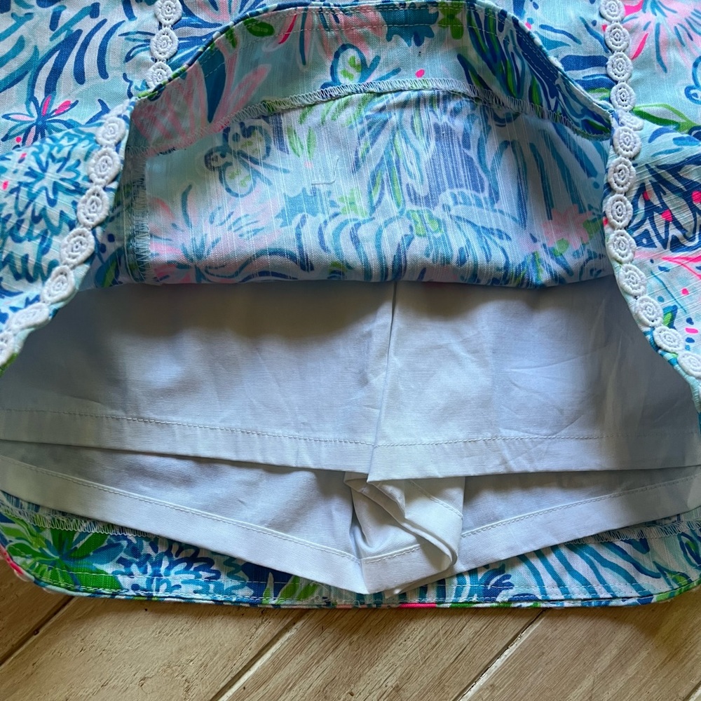 NWT Lilly Pulitzer Patty Skort Lion Around - 0 - Picture 7 of 14